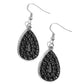 Rural Replica - Black - Paparazzi Earring Image