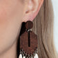 Western Retreat - White - Paparazzi Earring Image