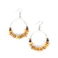 Hawaiian Kiss - Yellow - Paparazzi Earring Image