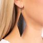 Retro Rally - Black - Paparazzi Earring Image