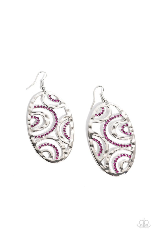 Seize the DAZE - Pink - Paparazzi Earring Image