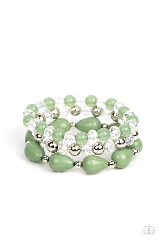 Beachside Brunch - Green - Paparazzi Bracelet Image