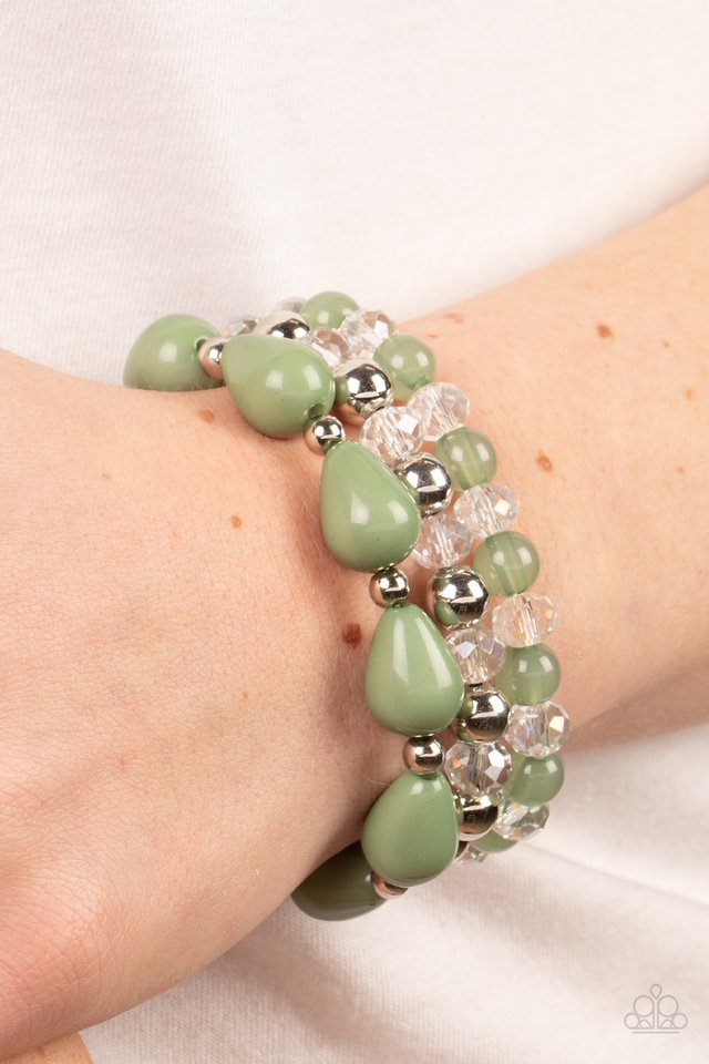 Beachside Brunch - Green - Paparazzi Bracelet Image