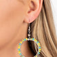 Bohemian Beach Blast - Green - Paparazzi Earring Image