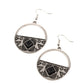 Sandstone Prairie - Black - Paparazzi Earring Image