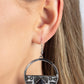 Sandstone Prairie - Black - Paparazzi Earring Image