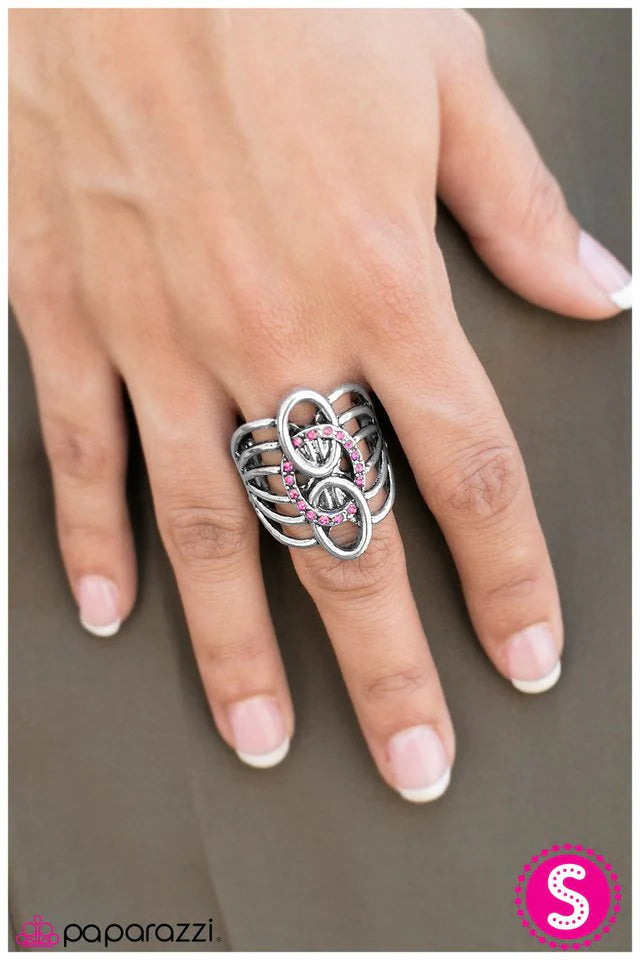 Paparazzi Ring ~ Girl Talk - Pink