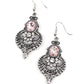 Castle Chateau - Pink - Paparazzi Earring Image