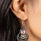 Castle Chateau - Pink - Paparazzi Earring Image