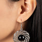 Vintage Vortex - Black - Paparazzi Earring Image