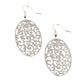 Secret Orchards - Silver - Paparazzi Earring Image