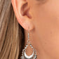 Lunar Luxury - Black - Paparazzi Earring Image