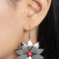 Pinwheel Prairies - Red - Paparazzi Earring Image