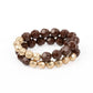 Grecian Glamour - Brown - Paparazzi Bracelet Image