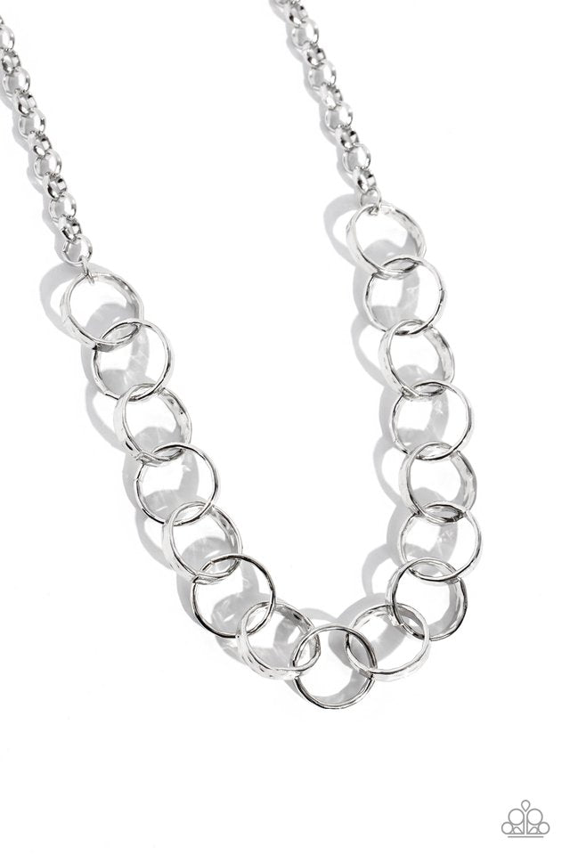 Metro Medley - Silver - Paparazzi Necklace Image