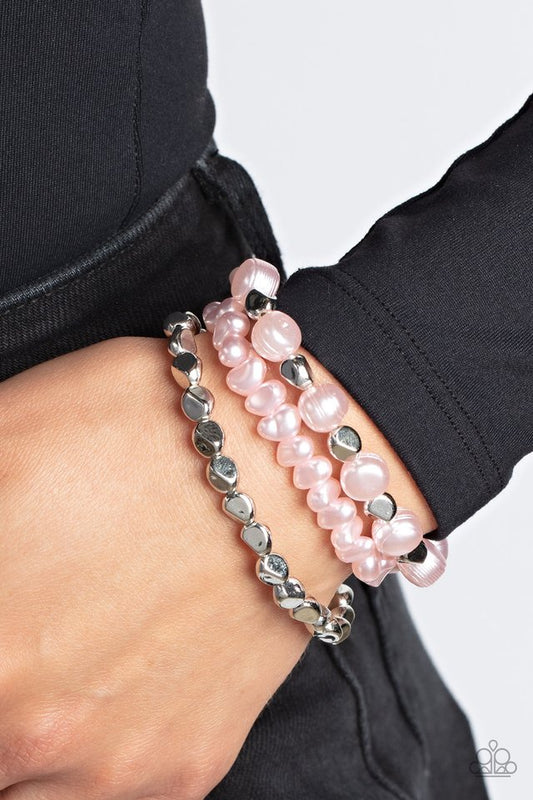 Shoreside Soiree - Pink - Paparazzi Bracelet Image