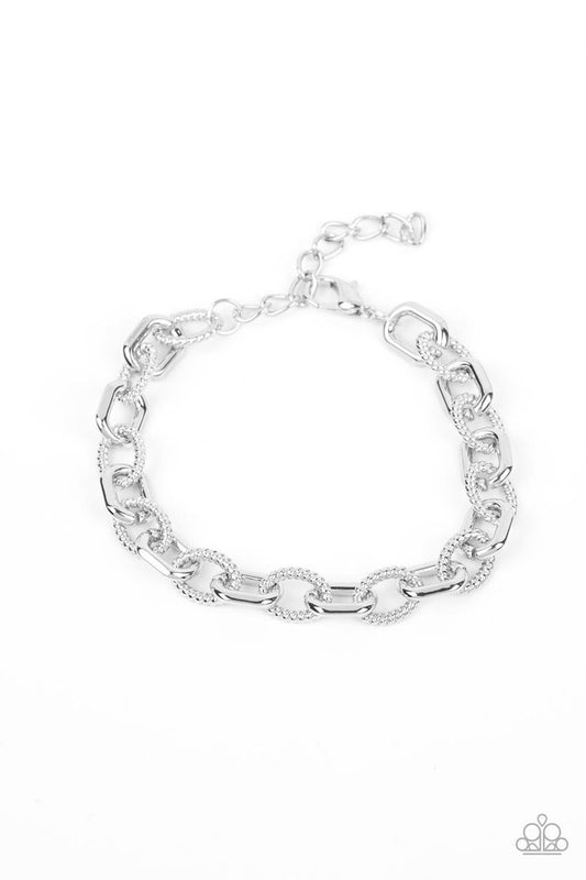 Double Clutch - Silver - Paparazzi Bracelet Image