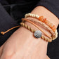 Treetop Trail Guide - Orange - Paparazzi Bracelet Image