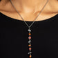 Tranquil Tidings - Orange - Paparazzi Necklace Image