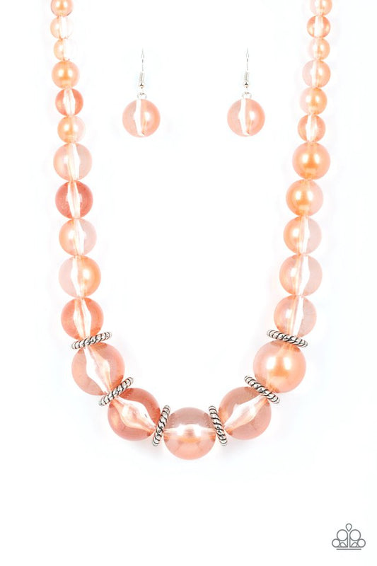 Marina Mirage - Orange - Paparazzi Necklace Image