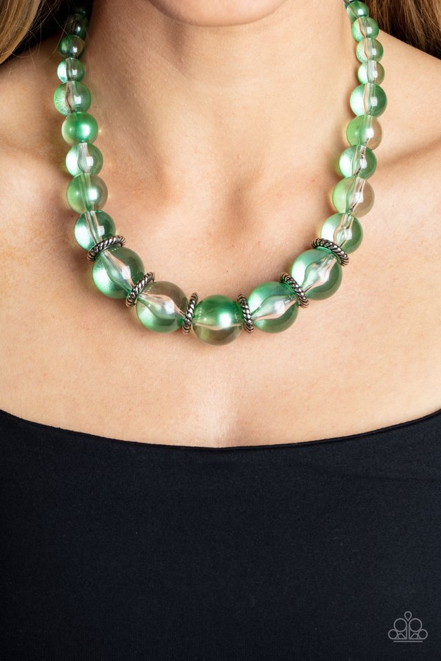 Marina Mirage - Green - Paparazzi Necklace Image