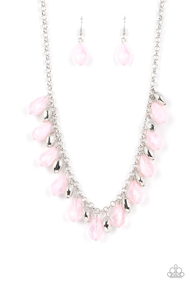 Summertime Tryst - Pink - Paparazzi Necklace Image