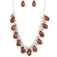 Summertime Tryst - Brown - Paparazzi Necklace Image