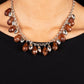Summertime Tryst - Brown - Paparazzi Necklace Image
