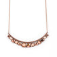 The Only SMOKE-SHOW in Town - Copper - Paparazzi Necklace Image