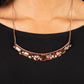 The Only SMOKE-SHOW in Town - Copper - Paparazzi Necklace Image