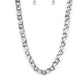 Major Moxie - White - Paparazzi Necklace Image