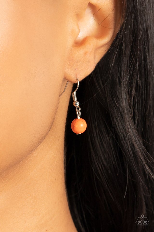 Hidden Dune - Orange - Paparazzi Necklace Image