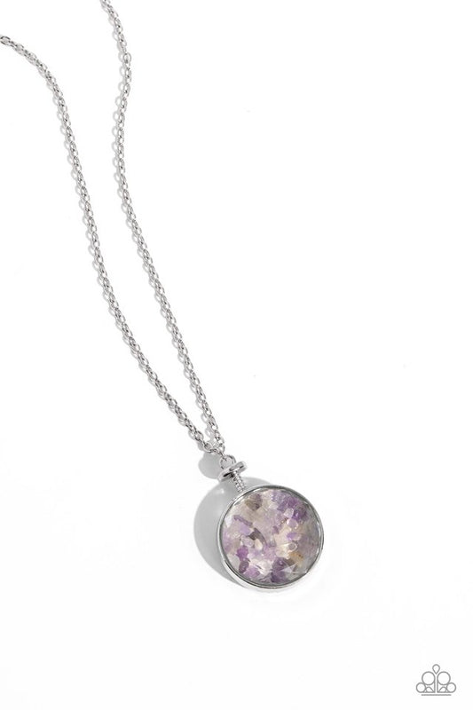 Geo Mine - Purple - Paparazzi Necklace Image