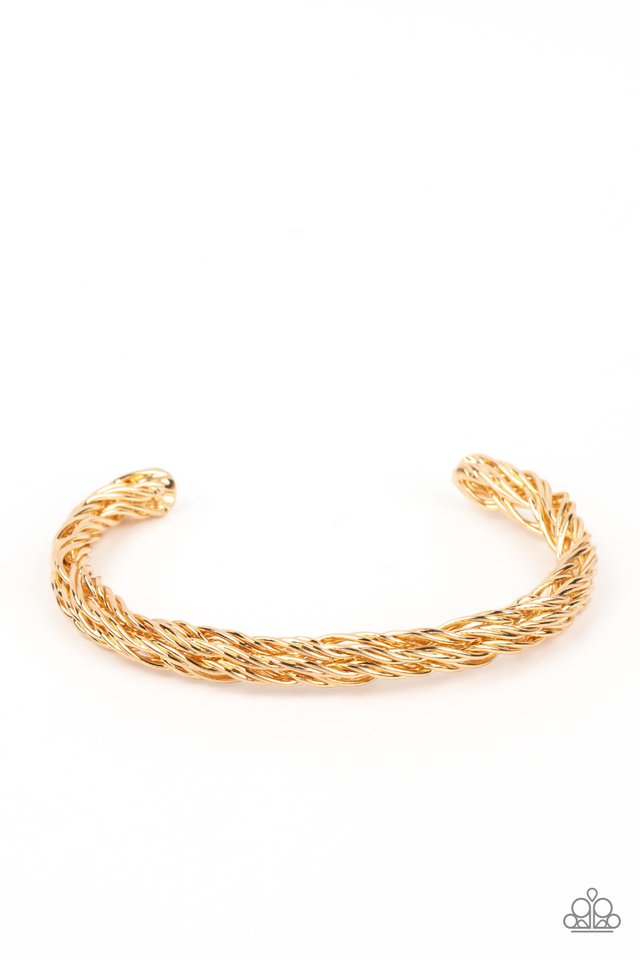 Rally Together - Gold - Paparazzi Bracelet Image