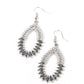 Lucid Luster - Silver - Paparazzi Earring Image
