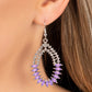 Lucid Luster - Purple - Paparazzi Earring Image