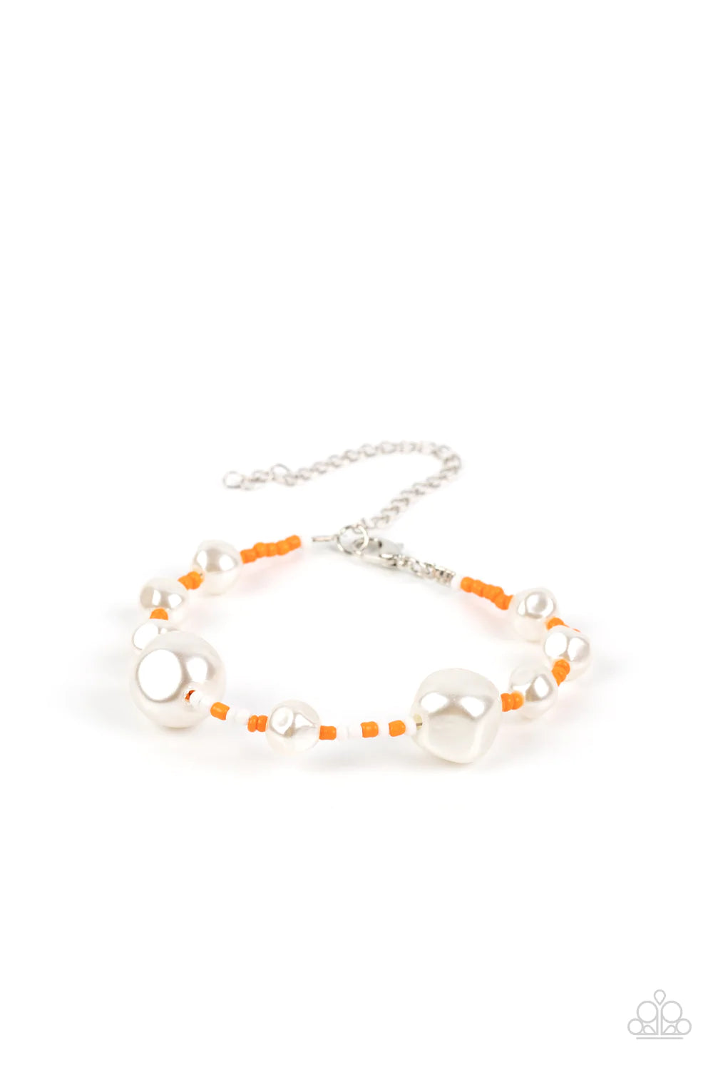 Pulsera Paparazzi ~ Línea costera contemporánea - Naranja