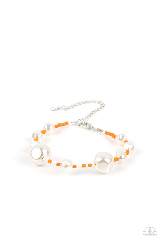 Paparazzi Bracelet ~ Contemporary Coastline - Orange