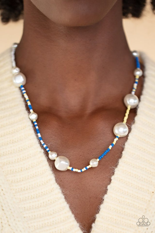 Modern Marina - Blue - Paparazzi Necklace Image