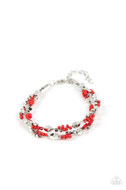 Elite Explorer - Red - Paparazzi Bracelet Image