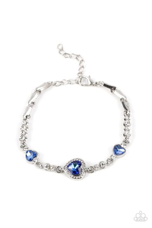 Paparazzi Bracelet ~ Amor Actually - Blue