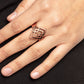 Diamond Duo - Copper - Paparazzi Ring Image