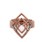 Diamond Duo - Copper - Paparazzi Ring Image