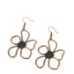 Wildflower Walkway - Brass - Paparazzi Earring Image