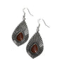 SOUL-ar Flare - Brown - Paparazzi Earring Image