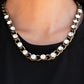 Major Moxie - Brass - Paparazzi Necklace Image