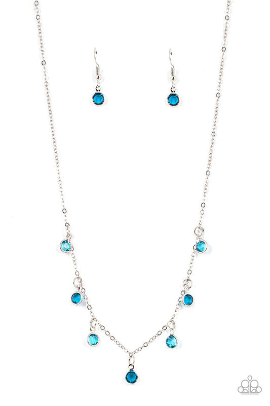 Carefree Charmer - Blue - Paparazzi Necklace Image