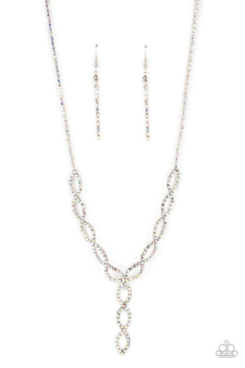 Paparazzi Necklace ~ Infinitely Icy - Multi