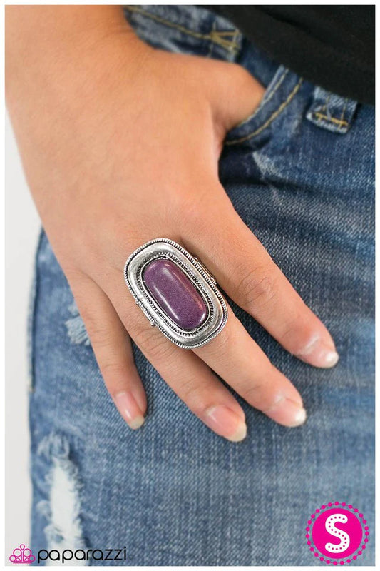 Paparazzi Ring ~ A Little Bit Country - Purple