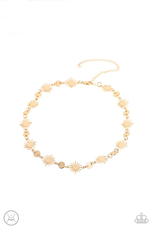 Astro Goddess - Gold - Paparazzi Necklace Image